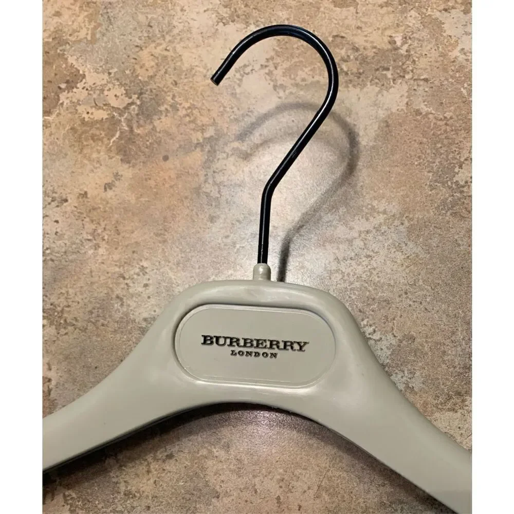 BURBERRY Designer HEAVY Plastic Suit Pants Jacket Hanger Metal Hook AUTHENTIC